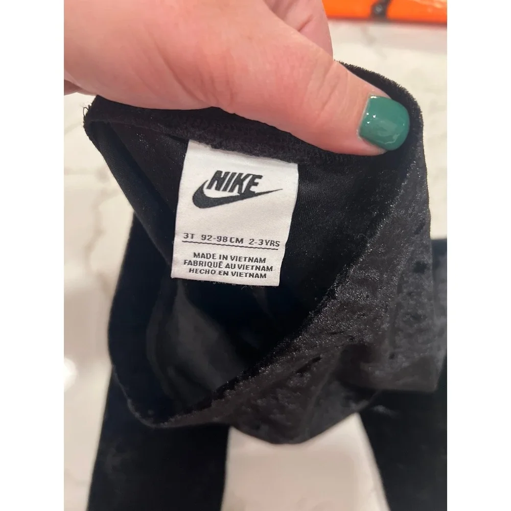 Nike Toddler‎ Crushed Velour Legging  Black 2T